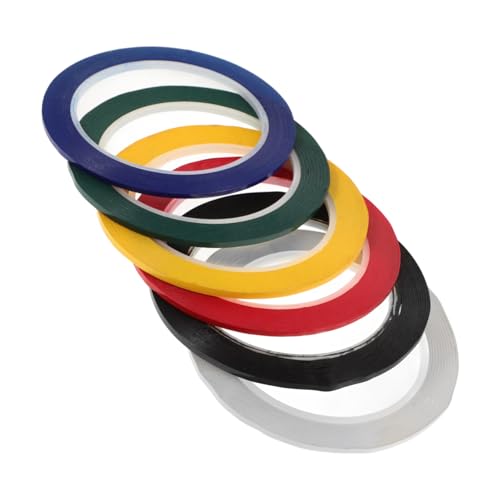 PRETYZOOM 6 Rollen Isolierband selbstklebendes Abdeckband selbstgemachte abklebebänder passendes Papierband Papier Klebeband Klebebänder für die Befestigung das Haustier von PRETYZOOM