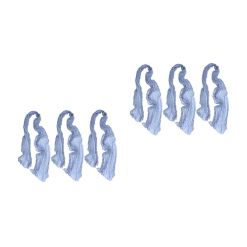PRETYZOOM 6 Stck. Bohemian Tischflagge Tischläufer Retro Tischläufer Dekor Modern Dekorationen Für Hochzeitsfeiern Läuferpartydekorationen Hochzeitsläufer Blau Polyester von PRETYZOOM