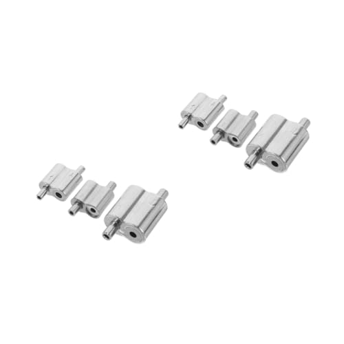 PRETYZOOM 6 Stck. Hängscodesperre Drahtseilhalter Kabelklemme für Zeichenplatten Dual Way -Kabelklemme Kabelclips für den Außenbereich Anpassung an Drahtverriegelungsaufhängung Kupfer Silber PRETYZOOM 6 Stck. Hängscodesperre Drahtseilhalter Kabelklemme für Zeichenplatten Dual Way -Kabelklemme Kabelclips für den Außenbereich Anpassung an Drahtverriegelungsaufhängung Kupfer Silber von PRETYZOOM