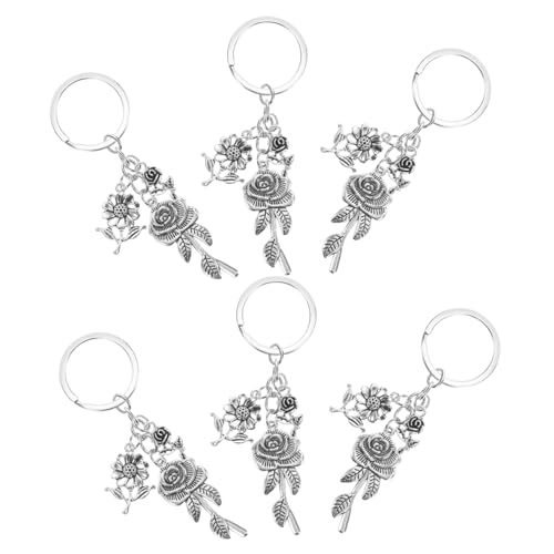 PRETYZOOM 6 Stück Ästhetisches Zubehör für Handtaschen und Rucksäcke Stilvolle Blütenanhänger aus Langlebig und Farbecht für PRETYZOOM 6 Stück Ästhetisches Zubehör für Handtaschen und Rucksäcke Stilvolle Blütenanhänger aus Langlebig und Farbecht für von PRETYZOOM