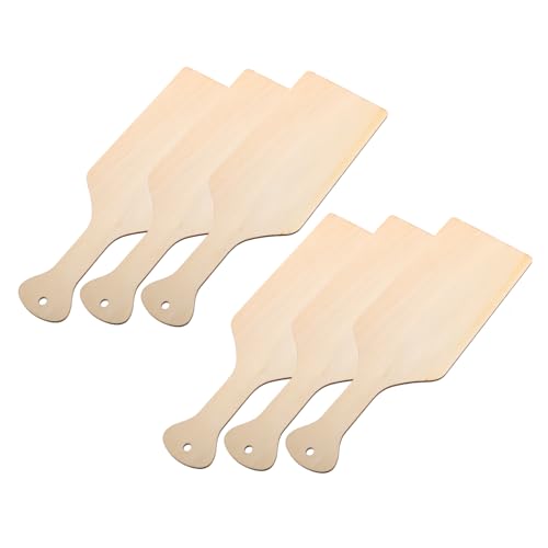 PRETYZOOM 6 Stück Mini Holz Schneidebrett Unlackierte Diy Holzplatten mit Griff für Bastelprojekte Servieren von Desserts für Kreative Bastelideen PRETYZOOM 6 Stück Mini Holz Schneidebrett Unlackierte Diy Holzplatten mit Griff für Bastelprojekte Servieren von Desserts für Kreative Bastelideen von PRETYZOOM