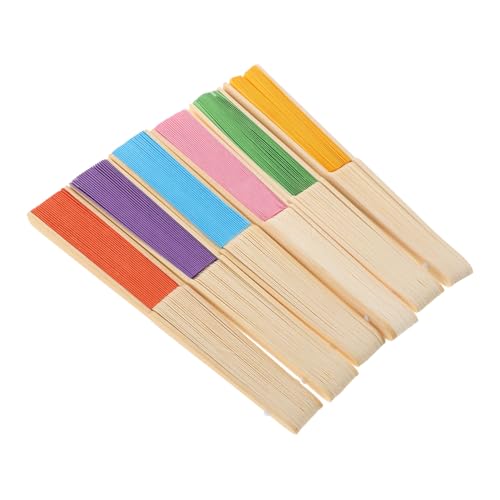 PRETYZOOM 6 Stück Teiliges Bunte Papierfaltfächer für Blanko Handfächer zum Bemalen und Basteln Leichter Kindgerechter Fächer für DIY Kunstprojekte Kindergarten Party und Outdoor Aktivitäten PRETYZOOM 6 Stück Teiliges Bunte Papierfaltfächer für Blanko Handfächer zum Bemalen und Basteln Leichter Kindgerechter Fächer für DIY Kunstprojekte Kindergarten Party und Outdoor Aktivitäten von PRETYZOOM