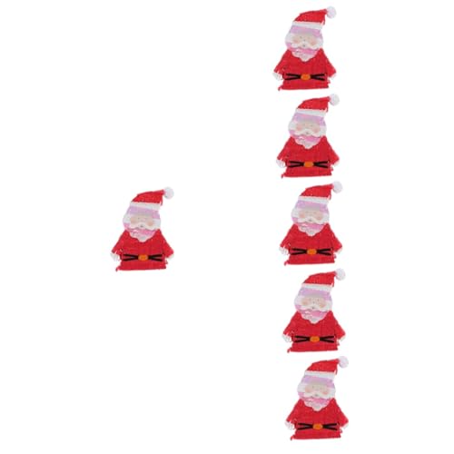 PRETYZOOM 6 Stück Weihnachts-Pinata Schokoladen-Pinata Mini-Feiertags-Weihnachtstaschen Große Menge Outdoor-Spielset Weihnachts-Außendekorationen Stofftiere Lustiges Pinata-Spielzeug von PRETYZOOM