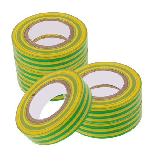 PRETYZOOM 6Rollen Isolierband Doppelfarbig für Kabelkennzeichnung Hochtemperaturbeständig für Elektriker Langlebig Vielseitig Einsetzbar Industrielles Klebeband PRETYZOOM 6Rollen Isolierband Doppelfarbig für Kabelkennzeichnung Hochtemperaturbeständig für Elektriker Langlebig Vielseitig Einsetzbar Industrielles Klebeband von PRETYZOOM