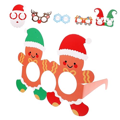PRETYZOOM 6St Weihnachtspapier Weihnachtsfoto-Requisiten weihnachtsdekorationen Lichter Weihnachten weihnachtsmotiv weihnachts party Brille für die Weihnachtsfeier lustige Sonnenbrille PRETYZOOM 6St Weihnachtspapier Weihnachtsfoto-Requisiten weihnachtsdekorationen Lichter Weihnachten weihnachtsmotiv weihnachts party Brille für die Weihnachtsfeier lustige Sonnenbrille von PRETYZOOM