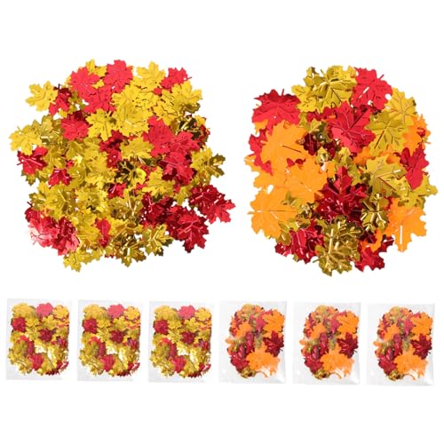 PRETYZOOM 8 Packungen Konfetti Aus Ahornblättern Partyzubehör Ahornblatt-pailletten Goldener Tisch Streamer Aufdecken Ahornblatt-aufkleber Goldenes Konfetti Regenbogen Streusel Plastik PRETYZOOM 8 Packungen Konfetti Aus Ahornblättern Partyzubehör Ahornblatt-pailletten Goldener Tisch Streamer Aufdecken Ahornblatt-aufkleber Goldenes Konfetti Regenbogen Streusel Plastik von PRETYZOOM