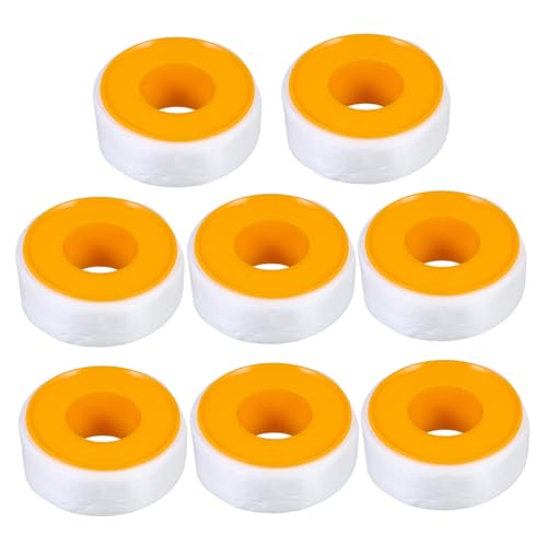 PRETYZOOM 8 Rollen Wasserdichtes Versiegelungsband Wetterfestes Klebeband Wasserdichtes Klebeband Wasserdichtes Dichtungsband Klempnerband Für Lecks Schlauch Reparatur Kesselband Orange Ptfe von PRETYZOOM