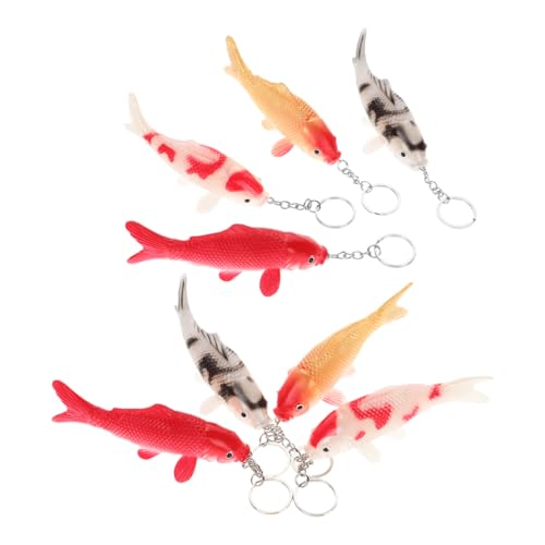 PRETYZOOM 8 Stück Schlüsselanhänger für Anhänger Schlüsselanhänger Tier Schlüsselanhänger lustige schlüsselanhänger Koi-Fisch-Hängedekoration für die Tasche süßer Schlüsselanhänger PRETYZOOM 8 Stück Schlüsselanhänger für Anhänger Schlüsselanhänger Tier Schlüsselanhänger lustige schlüsselanhänger Koi-Fisch-Hängedekoration für die Tasche süßer Schlüsselanhänger von PRETYZOOM