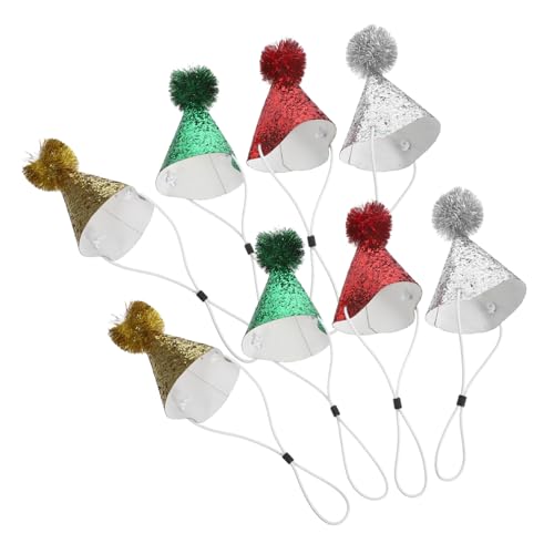 PRETYZOOM 8 Stück Teiliges Partyhut mit Glitter und Pompons Bunte Geburtstagskegelhüte für Erwachsene Festliche Kopfbedeckung für Geburtstagsfeiern und Themenpartys PRETYZOOM 8 Stück Teiliges Partyhut mit Glitter und Pompons Bunte Geburtstagskegelhüte für Erwachsene Festliche Kopfbedeckung für Geburtstagsfeiern und Themenpartys von PRETYZOOM