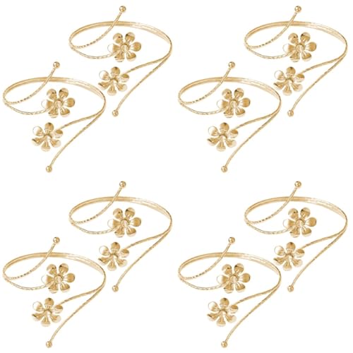 PRETYZOOM 8stücke Vorhang Raffhalter Aus Metall Mit Blumen-Design Elegante Gardinen Clips Für Wohnräume Büros Und Kinderzimmer Langlebig Und Einfach Zu Handhaben von PRETYZOOM