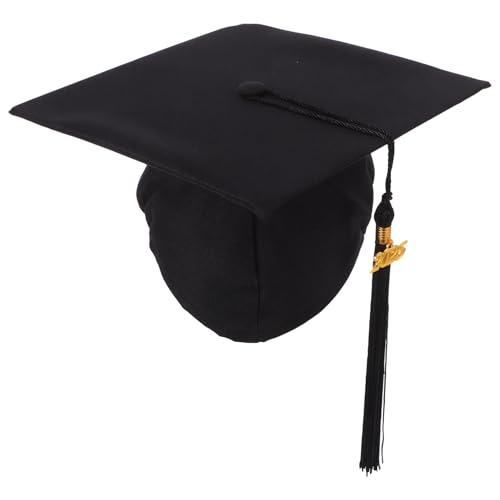 PRETYZOOM Abiturmütze Quastenkappen Graduierungskappen Abschlussfotodekorationen Abschlusskappen Abgestufte Stirnbänder Partyhüte Abschlusshüte Schuppendekoration Polyester Black PRETYZOOM Abiturmütze Quastenkappen Graduierungskappen Abschlussfotodekorationen Abschlusskappen Abgestufte Stirnbänder Partyhüte Abschlusshüte Schuppendekoration Polyester Black von PRETYZOOM