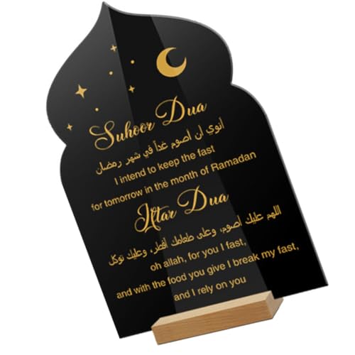 PRETYZOOM Acryl Holz Schreibtisch Ornament Ramadan Festival Elemente Muslimischen Islamischen Wohnkultur PRETYZOOM Acryl Holz Schreibtisch Ornament Ramadan Festival Elemente Muslimischen Islamischen Wohnkultur von PRETYZOOM