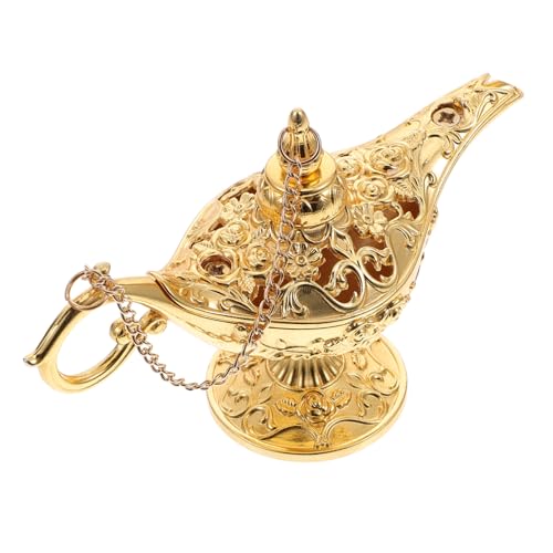 PRETYZOOM Aladins Lampe Weiß Vintage - Lichttopf wünschen glühen bürodeko büro Dekoration Home Decor Handwerksornament Retro Styles Lampe aus Zinklegierung Retro-Lampe Golden PRETYZOOM Aladins Lampe Weiß Vintage - Lichttopf wünschen glühen bürodeko büro Dekoration Home Decor Handwerksornament Retro Styles Lampe aus Zinklegierung Retro-Lampe Golden von PRETYZOOM