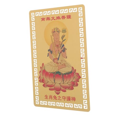 PRETYZOOM Alloy Zodiac Karte Ratte Chinesisches Neujahr Dekoration Langlebig Kompakt Tragbar für Frühlingsfest Tischdeko PRETYZOOM Alloy Zodiac Karte Ratte Chinesisches Neujahr Dekoration Langlebig Kompakt Tragbar für Frühlingsfest Tischdeko von PRETYZOOM