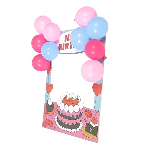 PRETYZOOM Foto-Requisiten Geburtstags-fotorahmen Selfie Papier-Accessoire Party-gastgeschenk PRETYZOOM Foto-Requisiten Geburtstags-fotorahmen Selfie Papier-Accessoire Party-gastgeschenk von PRETYZOOM