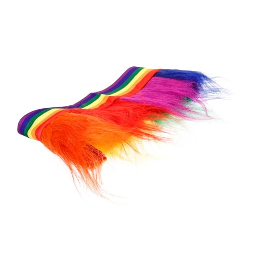 PRETYZOOM Buntes Pride Headband mit Synthetischer Perücke Langlebig und Komfortabel für Karneval Fasching Partys und Pride Outfits für Frauen PRETYZOOM Buntes Pride Headband mit Synthetischer Perücke Langlebig und Komfortabel für Karneval Fasching Partys und Pride Outfits für Frauen von PRETYZOOM