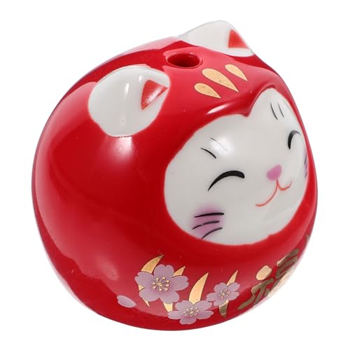 PRETYZOOM Cartoon Keramik Katzenstatue Katzenmodell Für Wohnkultur Desktop Katzenfigur PRETYZOOM Cartoon Keramik Katzenstatue Katzenmodell Für Wohnkultur Desktop Katzenfigur von PRETYZOOM