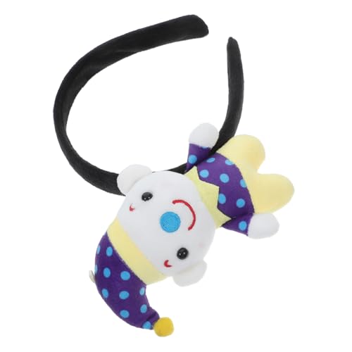 PRETYZOOM Clown-Stirnband Clownhüte Clown-Zubehör Clown-Kostüm Mützen Clown Perücke karneval haarschmuck clown kopfschmuck Halloween-Haarband Kostüm Stirnband Baumwolle von PRETYZOOM