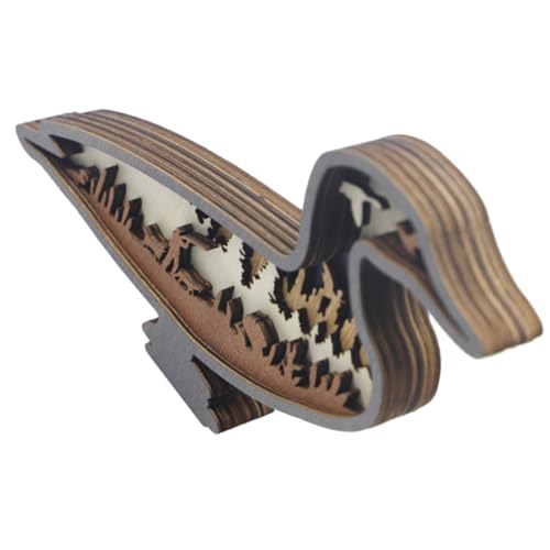PRETYZOOM Elegante Skulptur Für Zuhause Und Dekoration Mehrschichtige Holzstatue Nachtdekoration Für Weihnachten Und Bankette PRETYZOOM Elegante Skulptur Für Zuhause Und Dekoration Mehrschichtige Holzstatue Nachtdekoration Für Weihnachten Und Bankette von PRETYZOOM