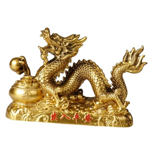 PRETYZOOM Drachenstatue Aus Harz Für Das Büro Reichtum Wohlstand Ornament Mini-drachenfigur Chinesische Dekorationen PRETYZOOM Drachenstatue Aus Harz Für Das Büro Reichtum Wohlstand Ornament Mini-drachenfigur Chinesische Dekorationen von PRETYZOOM