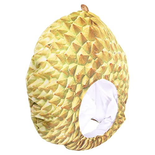 PRETYZOOM Durian-kopfbedeckung Weiche Warme Mütze Plüsch- -mütze Party-selfie-hut Lustige Partymütze Neuheit Partyhut Japanisch Und Koreanisch Kind Stoff Geburtstagsparty Liefert von PRETYZOOM