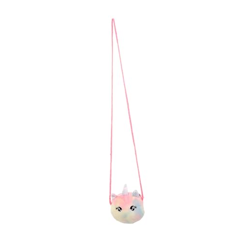 PRETYZOOM Einhorn Plüsch Umhängetasche für Crossbody Geldbörse mit Schultergurt Niedliches Design Kompakte für Einhorn Handtasche Bunten Farben PRETYZOOM Einhorn Plüsch Umhängetasche für Crossbody Geldbörse mit Schultergurt Niedliches Design Kompakte für Einhorn Handtasche Bunten Farben von PRETYZOOM