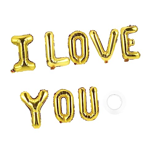 PRETYZOOM Elegante Hochzeit Folienballons Ich Liebe Dich Ballon Streifen Party Dekoration Lieferungen PRETYZOOM Elegante Hochzeit Folienballons Ich Liebe Dich Ballon Streifen Party Dekoration Lieferungen von PRETYZOOM