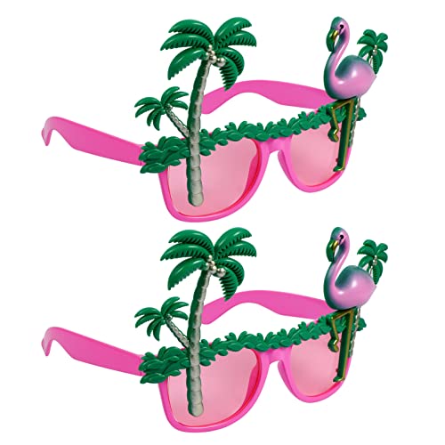 PRETYZOOM Flamingo Brille 2-Teilige Flamingo-Sonnenbrille Partybrille Hawaiianische Neuheitsbrille Für Kinder Erwachsene Kostüm Hawaii Brille PRETYZOOM Flamingo Brille 2-Teilige Flamingo-Sonnenbrille Partybrille Hawaiianische Neuheitsbrille Für Kinder Erwachsene Kostüm Hawaii Brille von PRETYZOOM