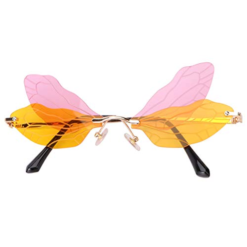 PRETYZOOM Gastgeschenke Glasses Dragonfly Wings Randless Sonnenbrille Form Sonnenbrille Unregelm??ige Schattenbrillen Fashion Party Eyewear Kostümkostüm Pink Gelb Butterfly Libellenflügel PRETYZOOM Gastgeschenke Glasses Dragonfly Wings Randless Sonnenbrille Form Sonnenbrille Unregelm??ige Schattenbrillen Fashion Party Eyewear Kostümkostüm Pink Gelb Butterfly Libellenflügel von PRETYZOOM