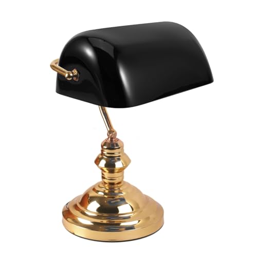 PRETYZOOM Glas Lampenschirm Vintage Bankers Lampenschirm Ersatzschirm FüR Tischlampe, Schwarz, 23x14x7.5cm Dekoratives LampenzubehöR FüR Und Zuhause PRETYZOOM Glas Lampenschirm Vintage Bankers Lampenschirm Ersatzschirm FüR Tischlampe, Schwarz, 23x14x7.5cm Dekoratives LampenzubehöR FüR Und Zuhause von PRETYZOOM