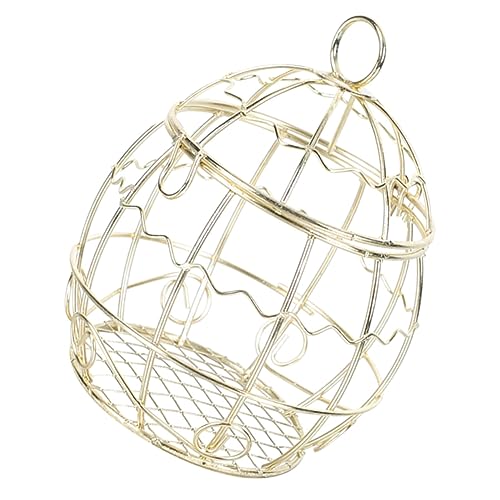 PRETYZOOM Goldener Metall Vogelkäfig Zuckerbehälter Stabile Candy Box für Hochzeitsgeschenke Wiederverwendbare Geschenkverpackung Geeignet für Weihnachten Babyparty und Festlichkeiten PRETYZOOM Goldener Metall Vogelkäfig Zuckerbehälter Stabile Candy Box für Hochzeitsgeschenke Wiederverwendbare Geschenkverpackung Geeignet für Weihnachten Babyparty und Festlichkeiten von PRETYZOOM