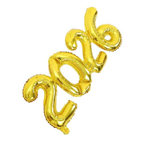 PRETYZOOM Großer Zahlenballon aus Aluminiumfolie Goldfarbene Partydeko für Silvester Abschlussfeier Geburtstag Vielseitiger Fotorequisit für Drinnen und Draußen PRETYZOOM Großer Zahlenballon aus Aluminiumfolie Goldfarbene Partydeko für Silvester Abschlussfeier Geburtstag Vielseitiger Fotorequisit für Drinnen und Draußen von PRETYZOOM