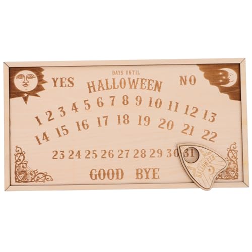 PRETYZOOM Halloween Countdown Wandkalender aus Holz Magnetisches Dekoratives Zählbrett mit Bunten Motiven Party Accessoire für Halloween Feiern und Festliche Raumgestaltung PRETYZOOM Halloween Countdown Wandkalender aus Holz Magnetisches Dekoratives Zählbrett mit Bunten Motiven Party Accessoire für Halloween Feiern und Festliche Raumgestaltung von PRETYZOOM