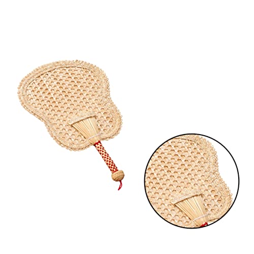 PRETYZOOM Handgefertigter Handfächer aus Rohrkolbenblättern Sommerlicher Knitterfreier Gelb für Strand Partys Wohnungsdekoration PRETYZOOM Handgefertigter Handfächer aus Rohrkolbenblättern Sommerlicher Knitterfreier Gelb für Strand Partys Wohnungsdekoration von PRETYZOOM