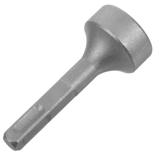 PRETYZOOM Handheld Stahl Pfostenramme Hammerbohreraufsatz mit Robustem Stahl für Erdungsstabinstallation Kompatibel mit Meisten Bohrhämmern Vielseitig für Pfosten Lüftungsrohrarbeiten von PRETYZOOM