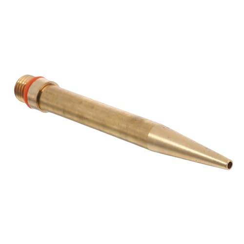 PRETYZOOM Heißklebedüse Düsen anschrauben Anhänge von Klebetools Heiße Schmelzdüsen Kleine Düsen Spitze Kleberspitzen Detaillierte Kleberdüsen Heizdüsenspitze Heißkleberspitze Kupfer Golden von PRETYZOOM