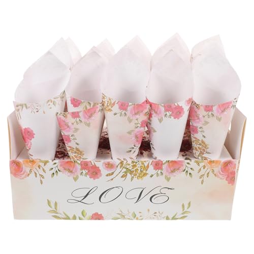 PRETYZOOM Hochzeit Konfetti mit Halter Tray Natürlicher Rosenblütenhalter Aufkleber für Verlobungstische und Festliche Tischdeko PRETYZOOM Hochzeit Konfetti mit Halter Tray Natürlicher Rosenblütenhalter Aufkleber für Verlobungstische und Festliche Tischdeko von PRETYZOOM