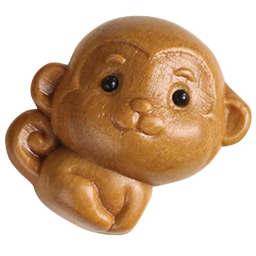 PRETYZOOM Handgefertigter Affenstatue-schlüsselanhänger Aus Holz Affenanhänger Sternzeichen-affen-Charme Für Taschendekoration PRETYZOOM Handgefertigter Affenstatue-schlüsselanhänger Aus Holz Affenanhänger Sternzeichen-affen-Charme Für Taschendekoration von PRETYZOOM