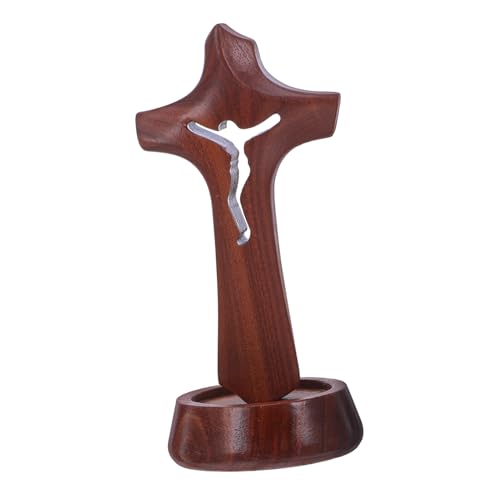 PRETYZOOM Holz Kreuz Tischdekoration Unbehandeltes Stehendes Kreuz für Taufe Diy Handwerk Osterfest Gotteshaus Dekorationsstück Nachhaltiges Material Vielseitig für Gebet und Feier PRETYZOOM Holz Kreuz Tischdekoration Unbehandeltes Stehendes Kreuz für Taufe Diy Handwerk Osterfest Gotteshaus Dekorationsstück Nachhaltiges Material Vielseitig für Gebet und Feier von PRETYZOOM