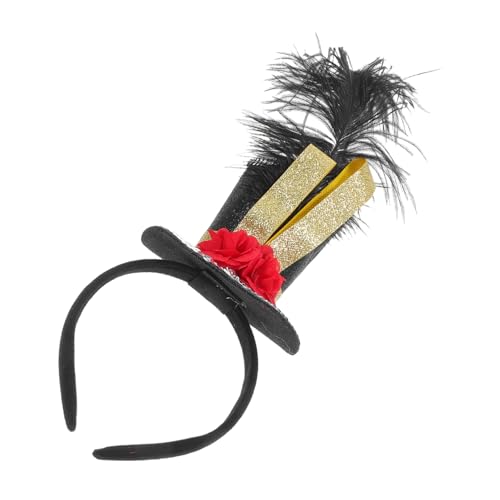 PRETYZOOM Hut Stirnband Mini-zylinder-haarband Karneval Kopfbedeckung Hut Mit Stirnband Ausgefallene Kopfbedeckung Halloween-faszinator Tea -party -faszinator Paillettenhut Plastik Black PRETYZOOM Hut Stirnband Mini-zylinder-haarband Karneval Kopfbedeckung Hut Mit Stirnband Ausgefallene Kopfbedeckung Halloween-faszinator Tea -party -faszinator Paillettenhut Plastik Black von PRETYZOOM
