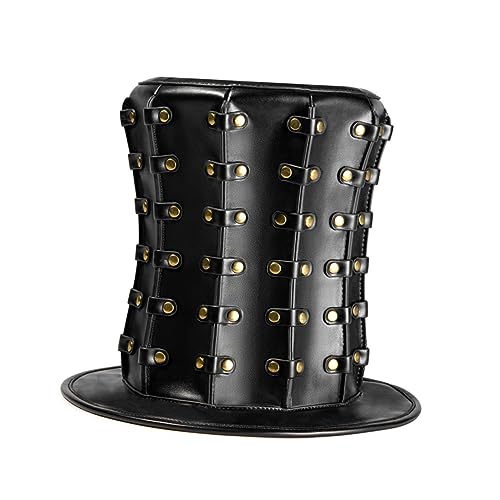 PRETYZOOM Jazz-Kappe Kostüme Herrenkostüm -Hut Outfits Zylinder Hüte kinderkleider kinderkleidung party supplies Kostümzubehör party sachen hohe Kappe Herrenhut Hut im Punk-Stil Black PRETYZOOM Jazz-Kappe Kostüme Herrenkostüm -Hut Outfits Zylinder Hüte kinderkleider kinderkleidung party supplies Kostümzubehör party sachen hohe Kappe Herrenhut Hut im Punk-Stil Black von PRETYZOOM