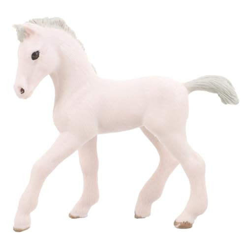 PRETYZOOM Kleine Pferdefigur Realistische Plastik Pferde Deko Für Zuhause Party Und Fotografie Ideales Für Detailgetreues Modell Eines Weißen Fohlens PRETYZOOM Kleine Pferdefigur Realistische Plastik Pferde Deko Für Zuhause Party Und Fotografie Ideales Für Detailgetreues Modell Eines Weißen Fohlens von PRETYZOOM