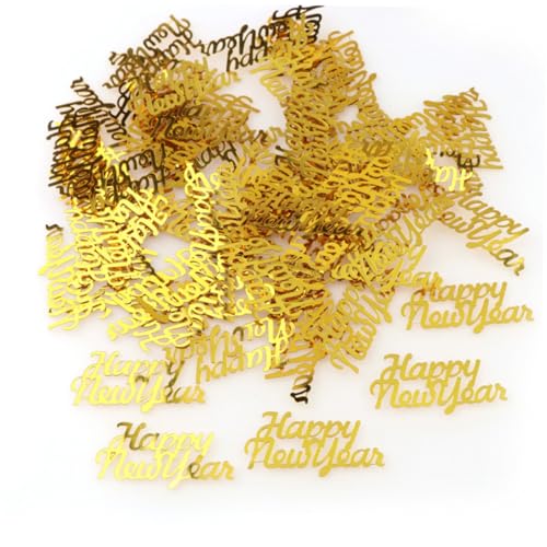 PRETYZOOM Konfetti für das neue Jahr partydekoration party decoration Jubiläumskonfetti verpackung tischdeko esstisch Dienstag Dekorationen Party Konfetti Jahrestag Konfetti Golden PRETYZOOM Konfetti für das neue Jahr partydekoration party decoration Jubiläumskonfetti verpackung tischdeko esstisch Dienstag Dekorationen Party Konfetti Jahrestag Konfetti Golden von PRETYZOOM