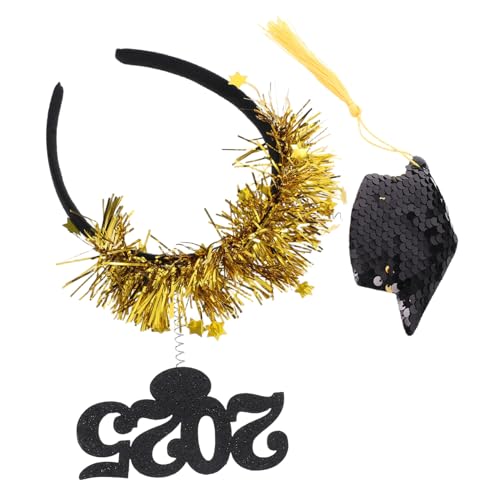PRETYZOOM Abschlusskappen-stirnband Mit Quaste Hutband Aus Paillettenstoff Für Damen Modisches Haarband Mit Bachelor-kappe Perfekte Dekoration Für Die Abschlussfeier PRETYZOOM Abschlusskappen-stirnband Mit Quaste Hutband Aus Paillettenstoff Für Damen Modisches Haarband Mit Bachelor-kappe Perfekte Dekoration Für Die Abschlussfeier von PRETYZOOM