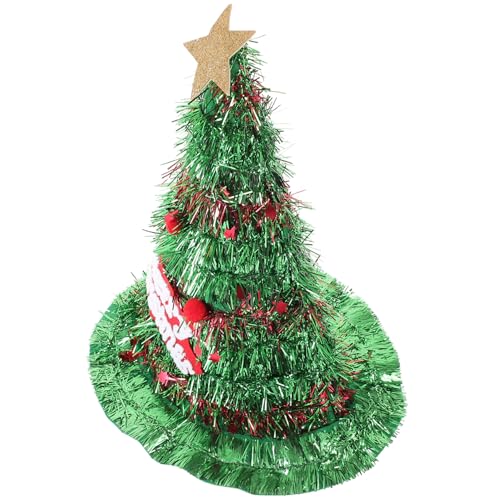 PRETYZOOM Weihnachtsdekoration Weihnachtsmütze Weihnachtsbaumform Partyhüte Für Erwachsene Heiraten Sie Weihnachten Kopfbedeckung PRETYZOOM Weihnachtsdekoration Weihnachtsmütze Weihnachtsbaumform Partyhüte Für Erwachsene Heiraten Sie Weihnachten Kopfbedeckung von PRETYZOOM