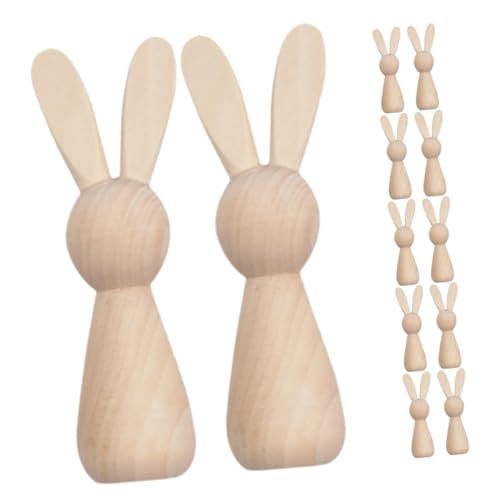PRETYZOOM Kreatives Osterhasen-malset Unvollendete Holzfiguren Für Dekorations- Und Bastelprojekte PRETYZOOM Kreatives Osterhasen-malset Unvollendete Holzfiguren Für Dekorations- Und Bastelprojekte von PRETYZOOM