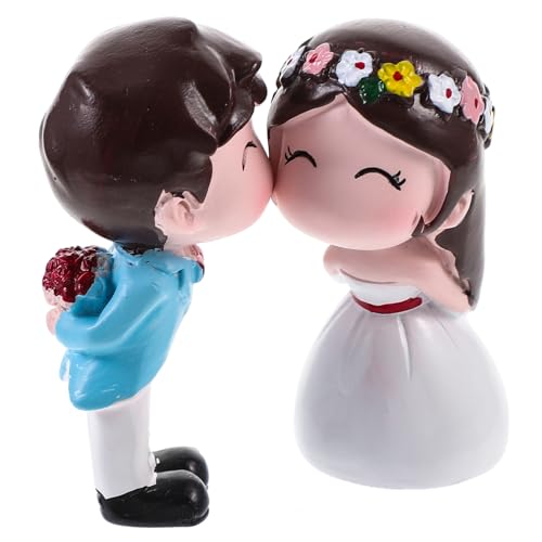 PRETYZOOM Küssen Brautpaar Tortenfigur Aus Resin Romantische Kuchendekoration Für Hochzeiten Für Kreative Tortenverzierungen Perfekt Für Hochzeitstorten Und Romantische Anlässe PRETYZOOM Küssen Brautpaar Tortenfigur Aus Resin Romantische Kuchendekoration Für Hochzeiten Für Kreative Tortenverzierungen Perfekt Für Hochzeitstorten Und Romantische Anlässe von PRETYZOOM