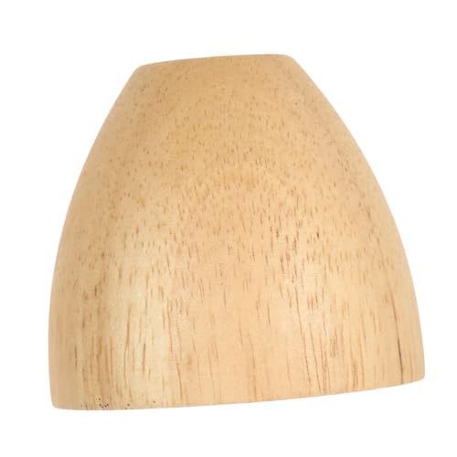 PRETYZOOM Massiver Lampenhalter aus Holz Stabiler Lampensockel mit Spitz Zulaufendem Lampenbecher Halboffenes Design Schützt Lampenschirm Stilvolle Tisch und Deckenlampe Dekoration Einfache von PRETYZOOM