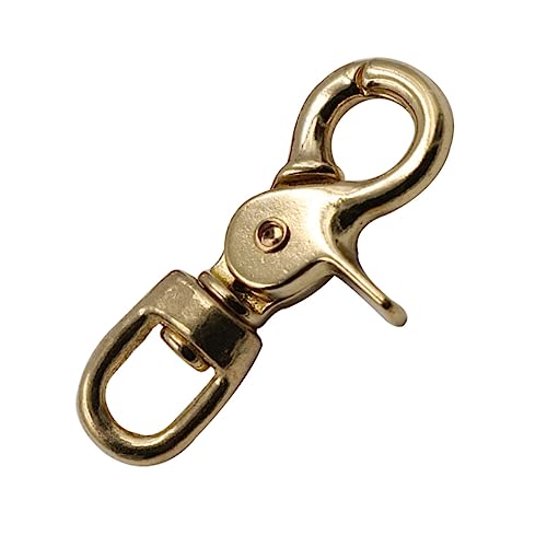 PRETYZOOM Messing Lobster Karabiner Oval Drehwirbel Schnapphaken für Lederband Verschluss Taschenriemen und Basteln Rostfrei Federndes Sicherheitsdesign für Schnelle Befestigung PRETYZOOM Messing Lobster Karabiner Oval Drehwirbel Schnapphaken für Lederband Verschluss Taschenriemen und Basteln Rostfrei Federndes Sicherheitsdesign für Schnelle Befestigung von PRETYZOOM