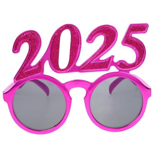 PRETYZOOM Neujahr 2025, Fotokabinen-requisite, Party-requisite, Neujahrszubehör, Foto-requisite, Party-brillen, Lustige Brillen, Lustige Brillen-requisite, von PRETYZOOM